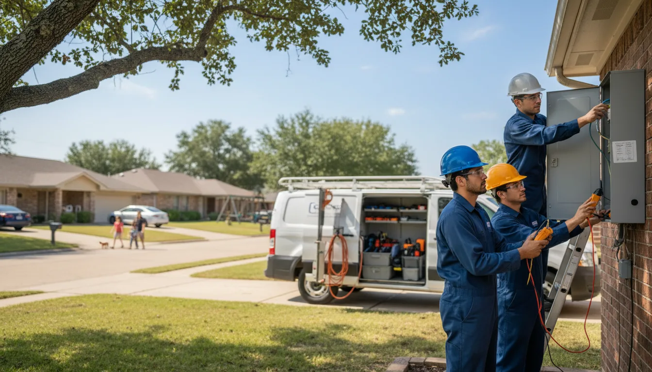 Emergency electrical repair services provided by licensed electricians in California